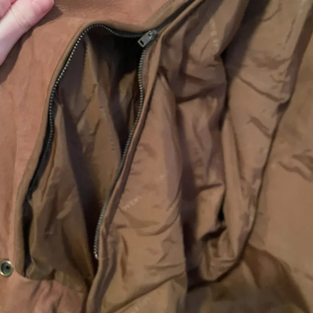 Cool Vintage Leather Jacket - includes zip-off vest - Picture 5 of 6